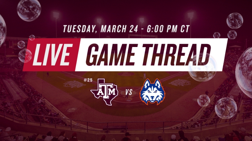 LIVE from Blue Bell Park: No. 25 Texas A&M vs. Houston Christian