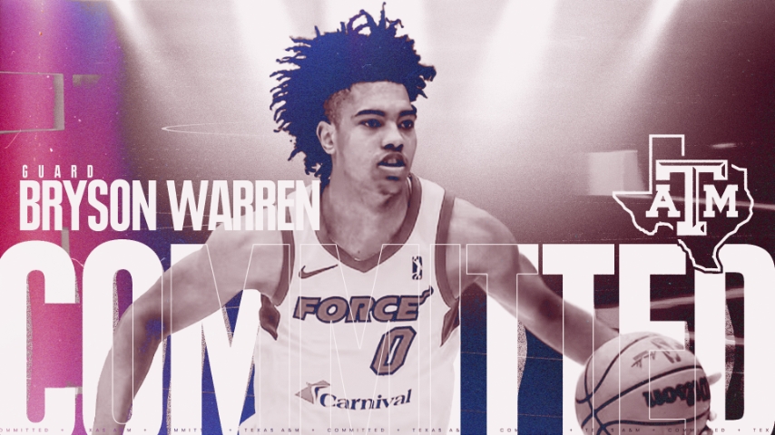 G-League guard Bryson Warren commits to Texas A&M basketball