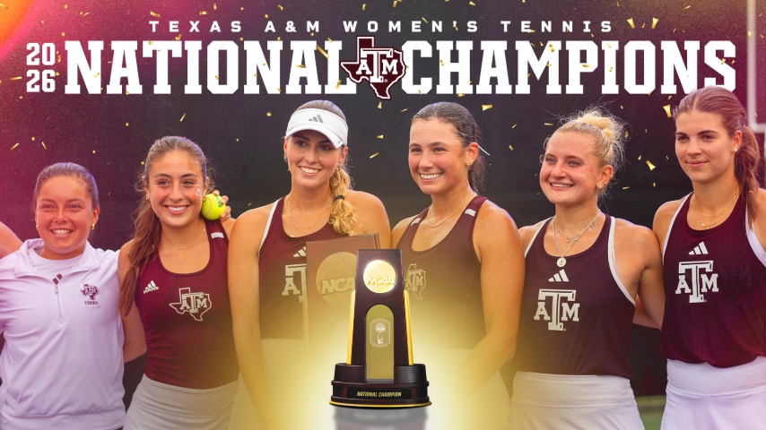 CHAMPS! Aggie women's tennis claims second national championship