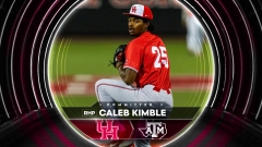 Houston transfer RHP Caleb Kimble commits to Aggie baseball