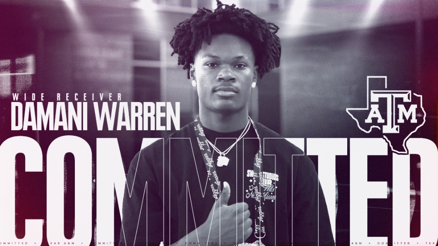 2027 Las Vegas (NV) Arbor View WR Damani Warren commits to A&M