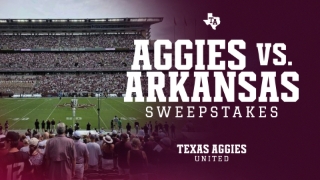 Presenting Texas Aggies United's Texas A&M vs. Arkansas Sweepstakes!