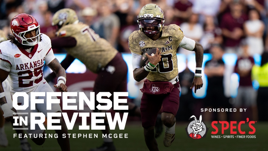 Offense in Review feat. Stephen McGee: Texas A&M 34, Arkansas 7