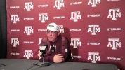 Press Conference: Elko, Aggies discuss disheartening showing at Mizzou