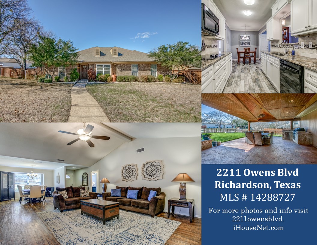 Cody's Latest Listings Richardson w/ Amazing Patio and McKinney w/Pool